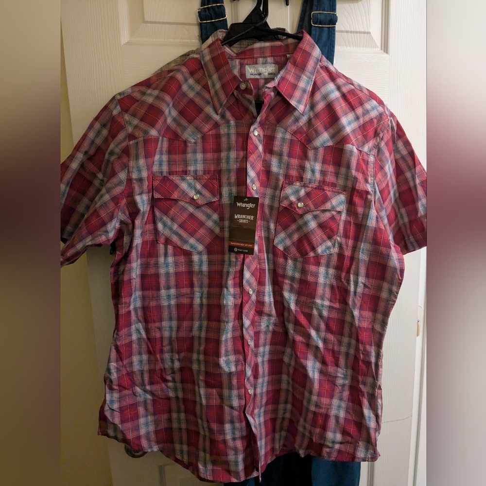 Wrangler Wrancher Shirt Red